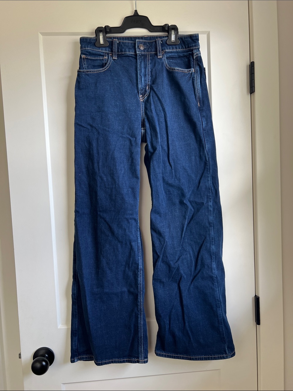 American Eagle Dark Blue Dreamy Drape Jeans